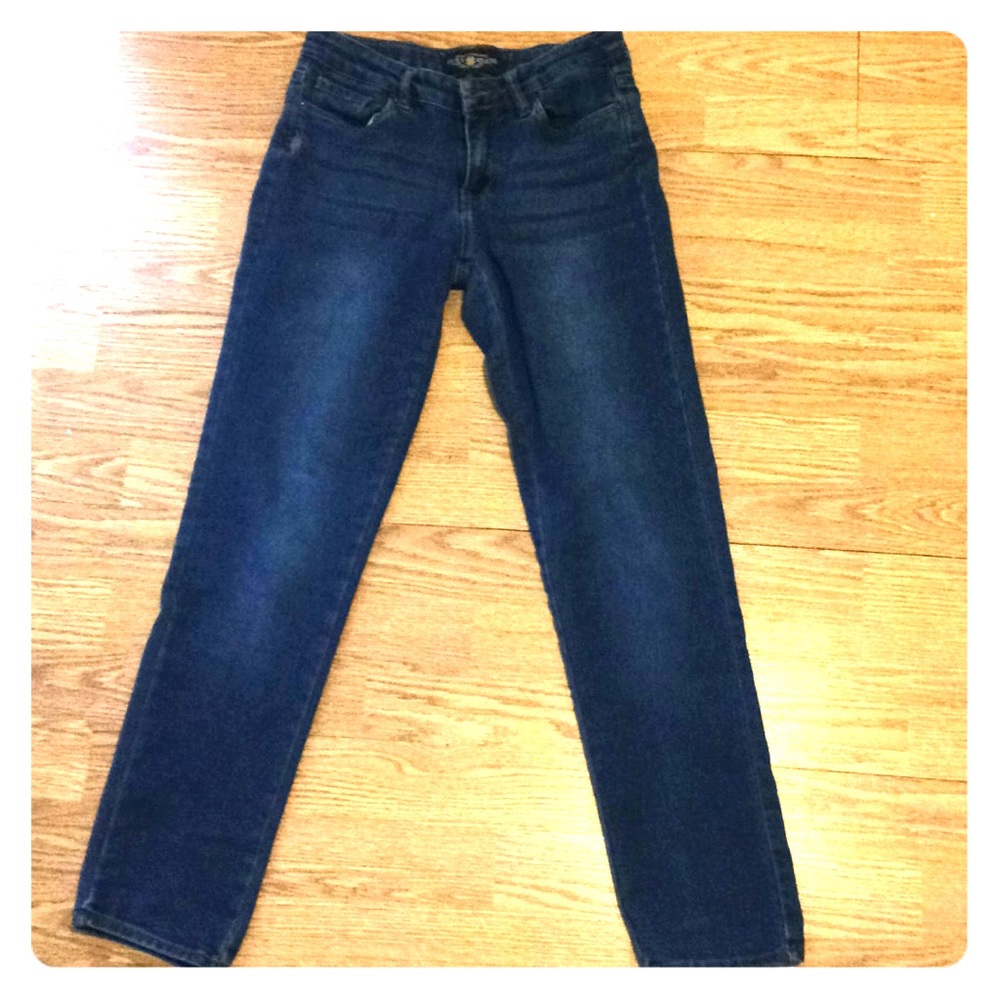 kids lucky brand dark wash jegging